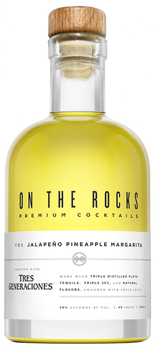 ON THE ROCKS JALAPENO PINEAPPLE MARGARITA 375ML