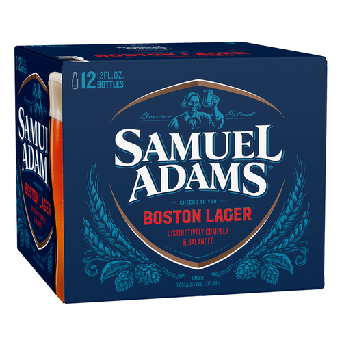 SAM ADAMS BOSTON LAGER 12PK 12oz bottle