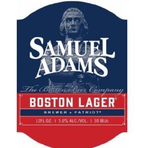 SAM ADAMS BOSTON LAGER KEG 1/6 barrel keg