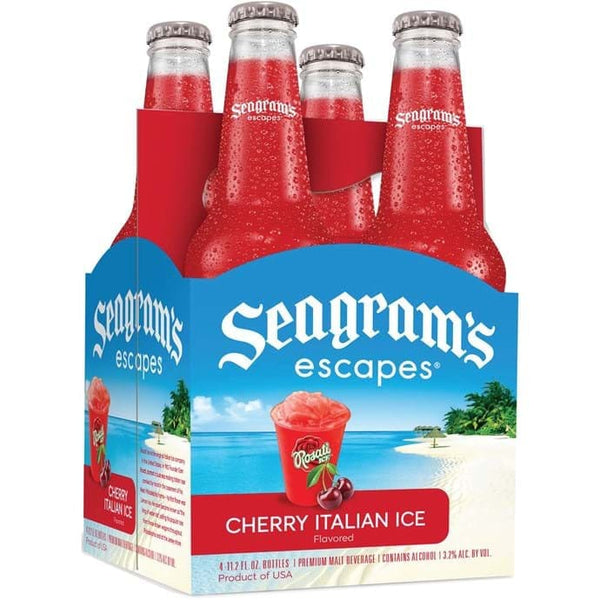 SEAGRAMS ITALIAN ICE CHERRY 4PK