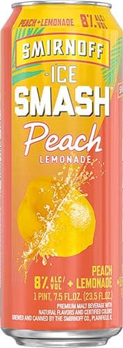 SMIRNOFF SMASH PEACH LEMONADE 23.5OZ