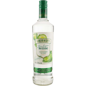 SMIRNOFF ZERO CUCUMBER LIME 750ML