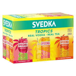 SVEDKA TROPICS VODKA TEA SPRITZ VARIETY 8PK