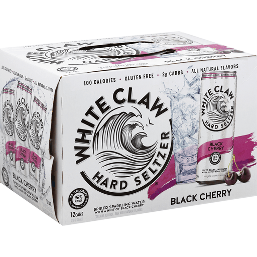 WHITE CLAW BLACK CHERRY 12pk CAN