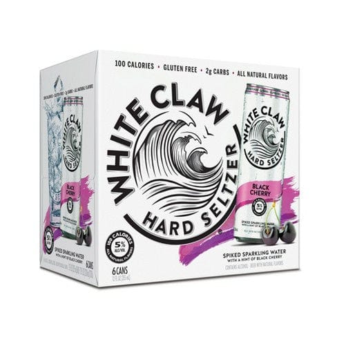 WHITE CLAW BLACK CHERRY -6pk CAN