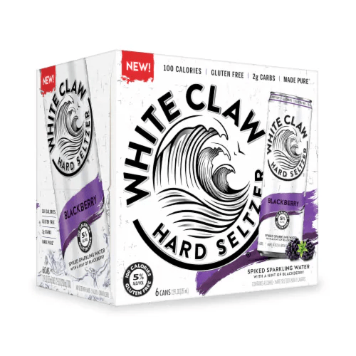 WHITE CLAW BLACKBERRY 6PK