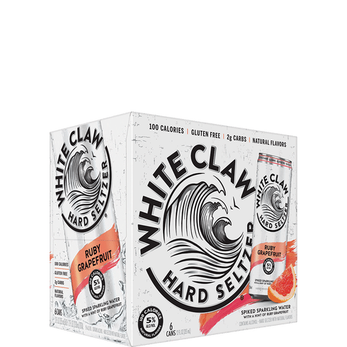 WHITE CLAW GRAPEFRUIT SELTZER -6pk CAN