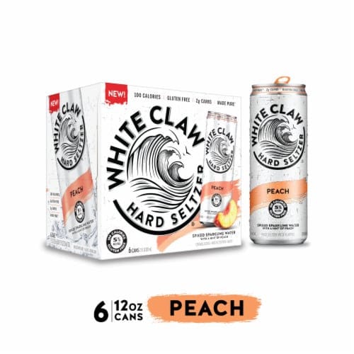 WHITE CLAW PEACH 6PK – Banks Wines & Spirits